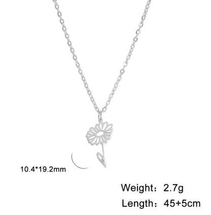 Birth Flower Necklace