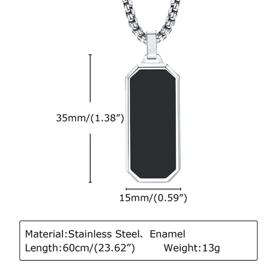 The Sleek Tag Pendant