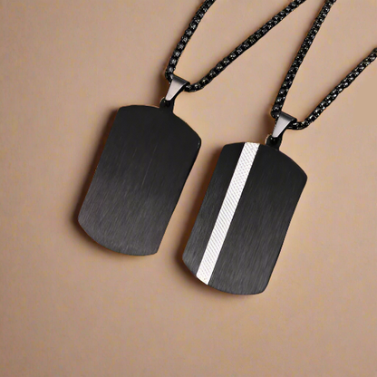 Monochrome Elegance Pendant